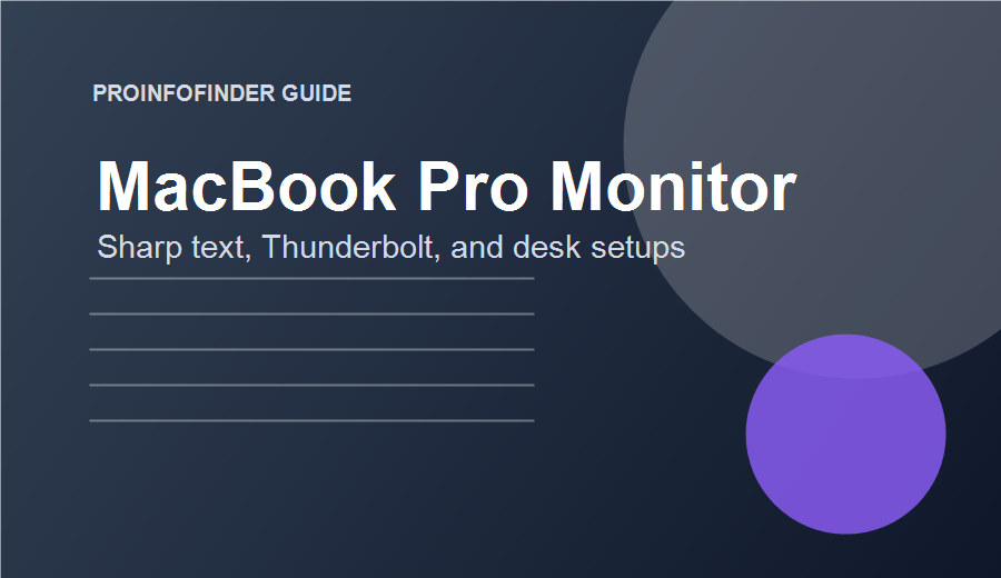 MacBook Pro monitor guide illustration
