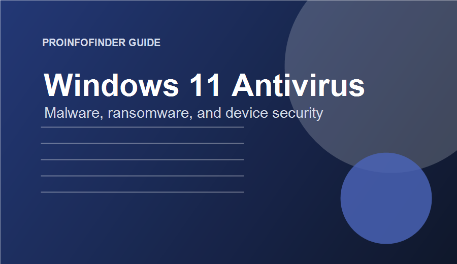 Windows 11 antivirus guide illustration